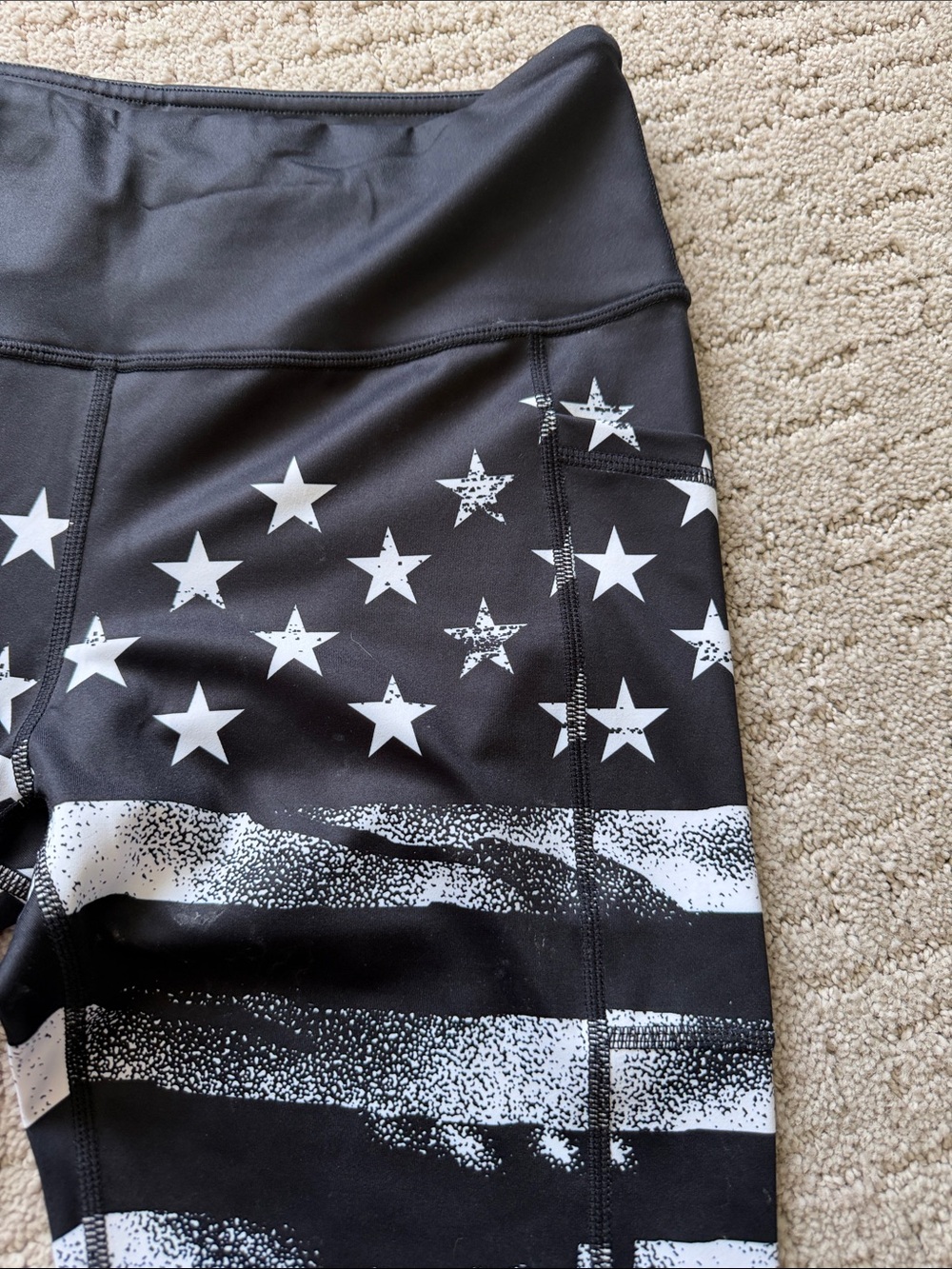 CVG flag leggings with pockets - Picture 2 of 4